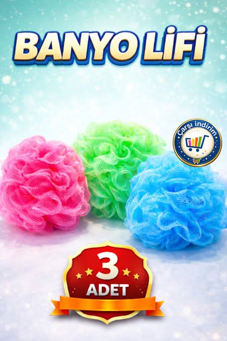 NİSA BANYO LİFİ (3 Adet) Koli