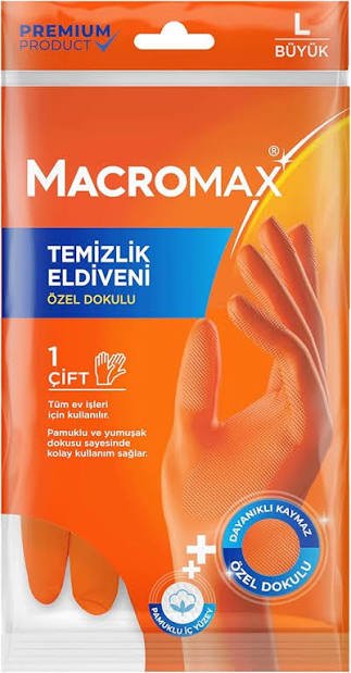 MACROMAX BULAŞIK ELDİVENİ L BOY