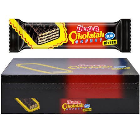 ÜLKER ÇİK.GOFRET BİTTER 39 GR (36 Adet) Koli