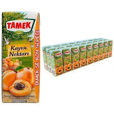 TAMEK KAYISI NEKTARI 200 ML (27 Adet) Koli