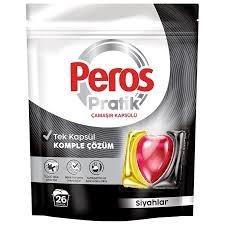 PEROS ÇAMAŞIR KAPSÜLÜ 26 LI SİYAHLAR