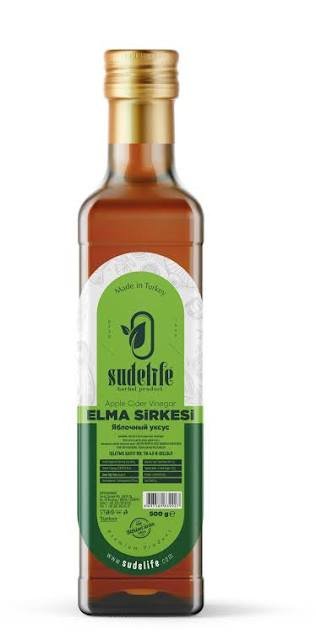SUDE LİFE ELMA SİRKESİ 500 ML