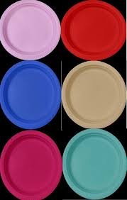 NİSA PLASTİK TABAK RENKLİ 6 LI