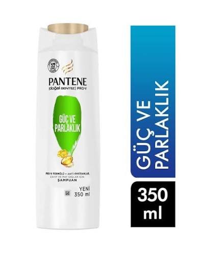 PANTENE ŞAMPUAN GÜÇ VE PAR ŞAMPUAN 350 ML - Resim 1