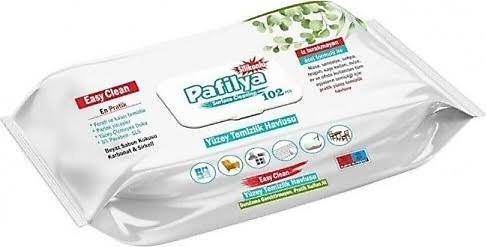 PAFİLYA YÜZEY TEMİZLİK HAVLU - BEYAZ SABUNLU 102 Lİ