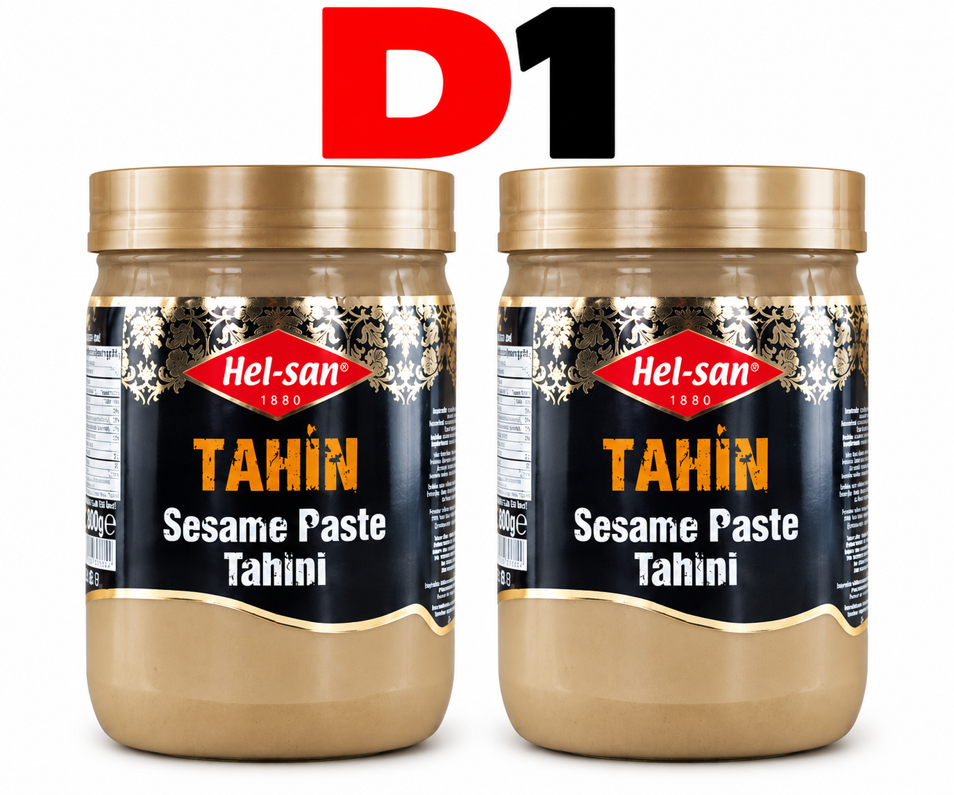 HEL SAN TAHİN 900 GR (2 Adet) Koli