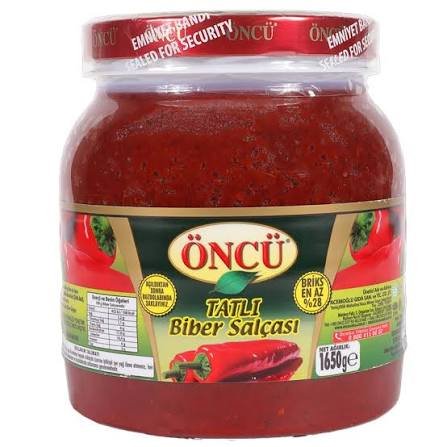ÖNCÜ TATLI BİBER SALÇASI 1650 GR - Resim 1