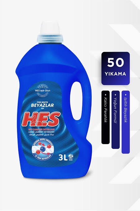 HES SIVI DETERJAN TAM BEYAZLAR 1520 ML - Resim 1