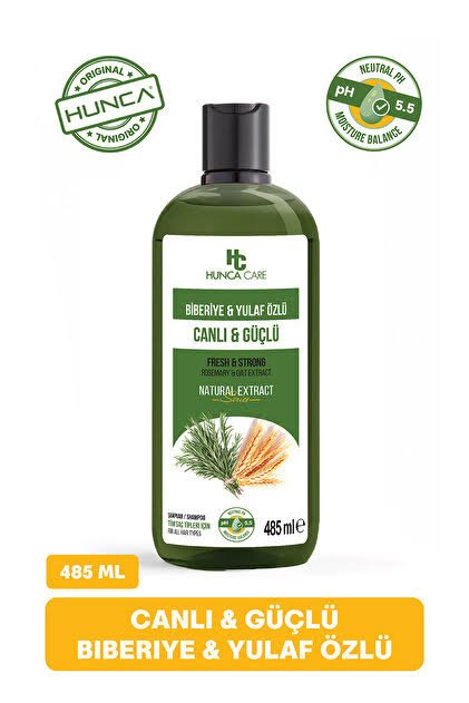 HUNCA BİBERİYE YULAF ŞAMPUAN 485 ML