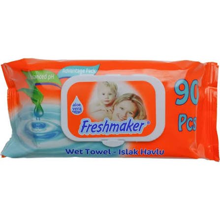 FRESH DAYS ISLAK HAVLU 90 LI (6 Adet) Koli