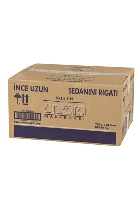ANKARA İNCE UZUN MAKARNA 500 GR (20 Adet) Koli - Resim 1