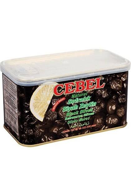 CEBEL SİYAH ZEYTİN TENEKE 750 GR (*)