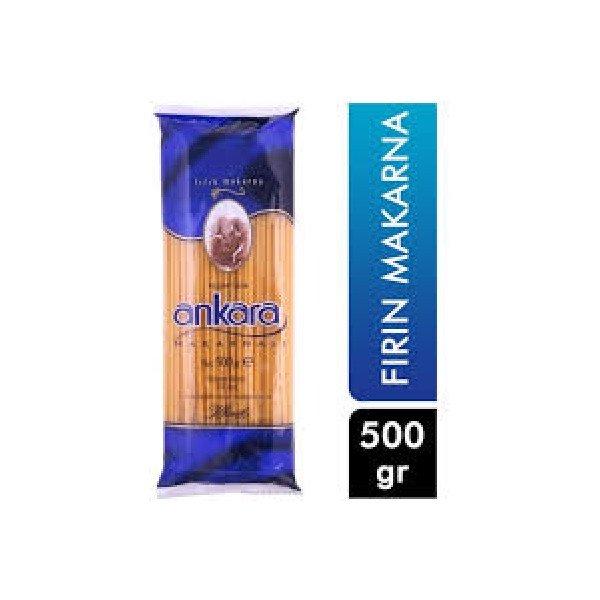 ANKARA SPAGETTİ MAKARNA 500 GR (20 Adet) Koli