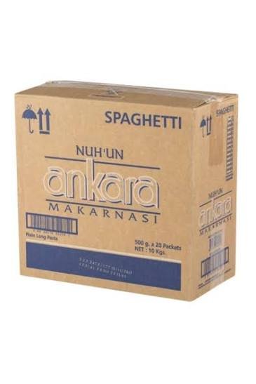 ANKARA SPAGETTİ MAKARNA 500 GR (20 Adet) Koli - Resim 1