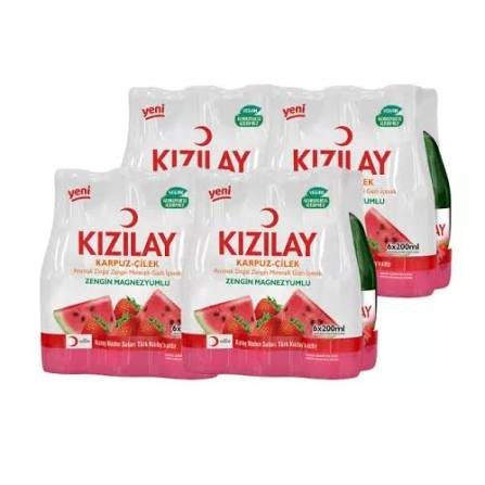 KIZILAY KARPUZ ÇİLEK SODA 200 ML (24 Adet) Koli